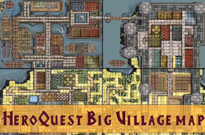 Heroquest Big Village Map
